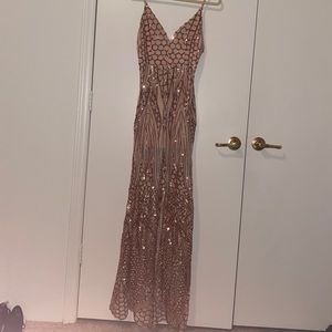 Rosegold dress